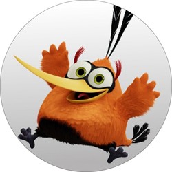 Opłatek tortowy 20 cm, Angry Birds Movie 1 szt.