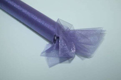 Organza dekoracyjna 16 cm, 1 rolka, hiacynt