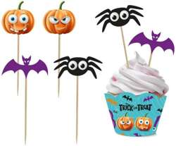 Pikery Papilotki do Muffinek BOO! Halloween 12szt.