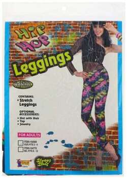 Spodnie LEGGINSY HIP-HOP Disco Lata 80 M/L