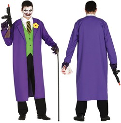 Strój Kostium Joker Zabójca Gangster Halloween L