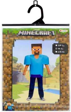 Strój Steve Classic - Minecraft licencja M 7-8 l