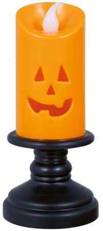 Świeczka LED Dynia Pomarańczowa Halloween 12,5cm