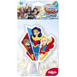 Świeczka na Tort DC Super Hero Girls 2D Urodziny