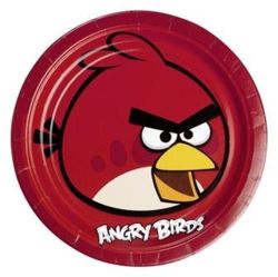 Talerzyki Angry Birds, 23 cm, 8 szt.