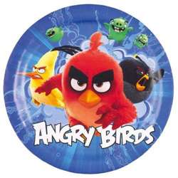 Talerzyki Angry Birds Movie, 23 cm, 8 szt.