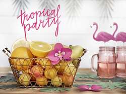 Topper na tort Aloha - Tropical party 22,5cm, 1szt