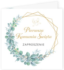 Zaproszenie na I Komunię, 1 szt.