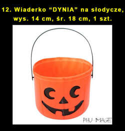 Zestaw duży dekoracji na halloween, 1 kpl.