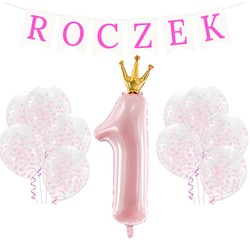 Zestaw na Roczek, balony, baner, 1 kpl.