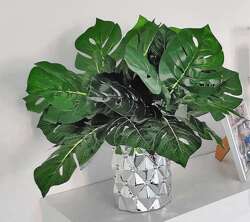 filodendron (monstera) - bukiet liście 32cm 1 szt.