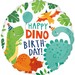 Balon Foliowy DINOZAUR Dino Urodziny Party 45cm