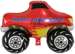 Balon Foliowy MONSTER TRUCK Auto Urodziny 77x60cm