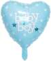 Balon Foliowy Serce Baby Shower Boy Chłopiec 45cm