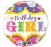 Balon foliowy 18" - Birthday Girl