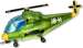 Balon foliowy 24" FX - "Helikopter" (zielony)