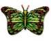 Balon foliowy 24"FX Motyl Monarcha (zielony)1szt