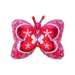 Balon foliowy Motyl Deco czerwony 21", 1 szt.