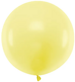 Balon okrągły 60cm, Pastel Light Yellow