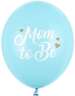 Balony Mom to Be, Pastelowy Niebieski, 30cm, 1szt.