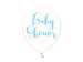 Balony przezroczyste Baby Shower,blue, 30cm 1 szt.