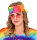 Chusta na Głowę Bandana Tie Dye Tęczowa Kolorowa