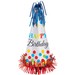 Czapeczki Bright Birthday, 33cm 1szt.