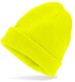 Czapka Żółta Neonowa Beanie Lata 80 Disco Neon