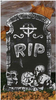 Nagrobek Grób Halloween Czacha RIP Śmierć 38x27cm