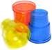 Neonowe kubki plastikowe mix 250 ml 6 szt. 