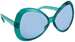 Okulary Imprezowe Wild Robin's Egg Blue, 1 szt.