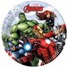 Talerzyki AVENGERS Marvel Urodziny 20cm 8szt.