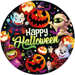 Talerzyki HAPPY HALLOWEEN Potworki 23cm 6szt.