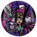 Talerzyki Monster High 2, 23 cm, 8 szt.