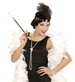 Zestaw Damski Czarny Retro Lata 20 Flapper